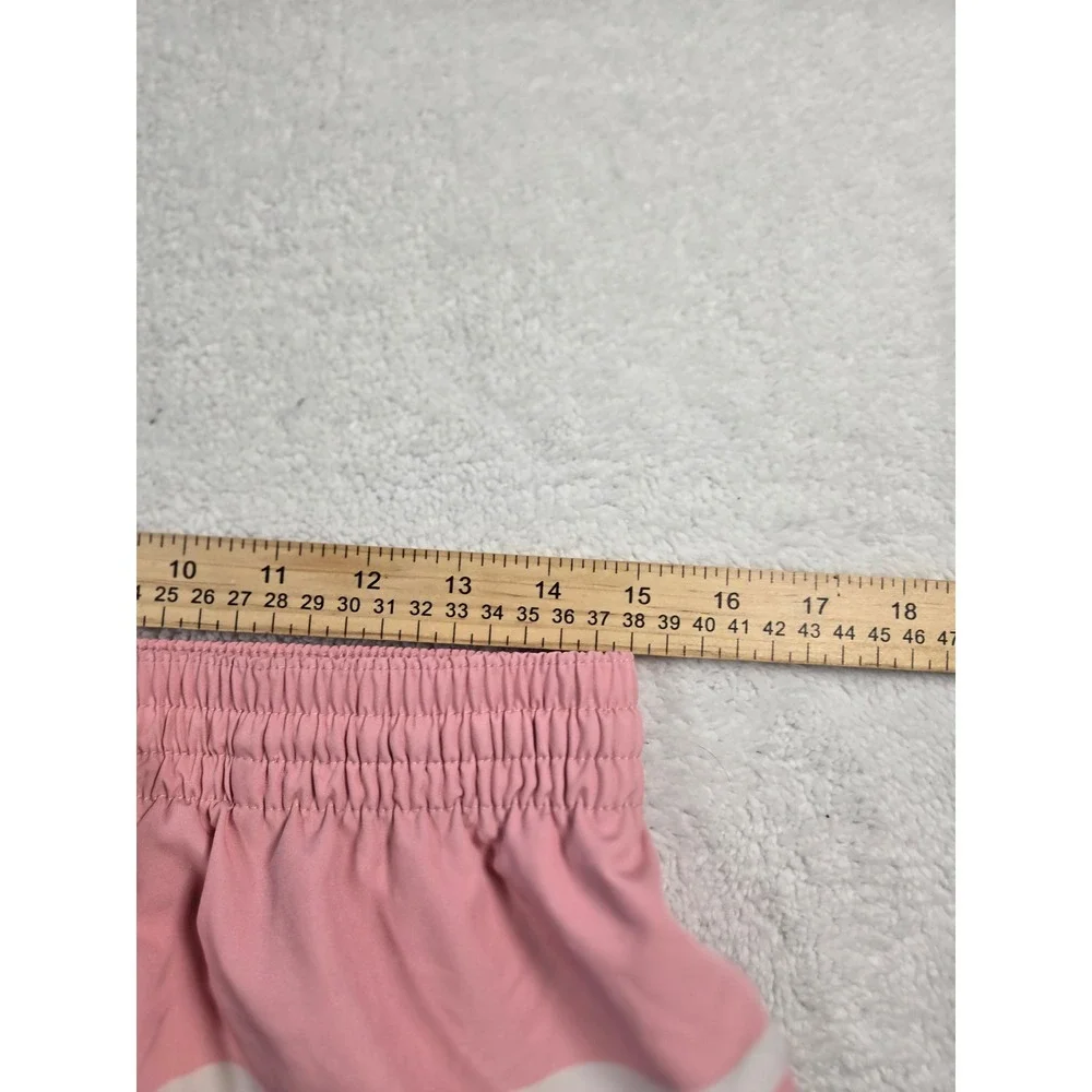 Chubbies‎ Mens Swim Trunks Large Pink Blue Striped 5.5 Inch Inseam Mesh Lined